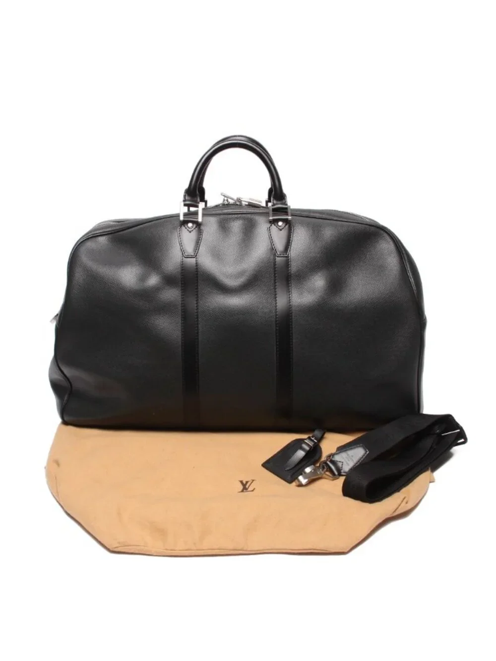 Louis Vuitton 2-Way Boston Bag Crossbody Kendall 55 Taiga